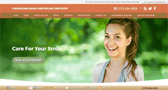 Desktop Screenshot of chesapeakefamilydentistry.com